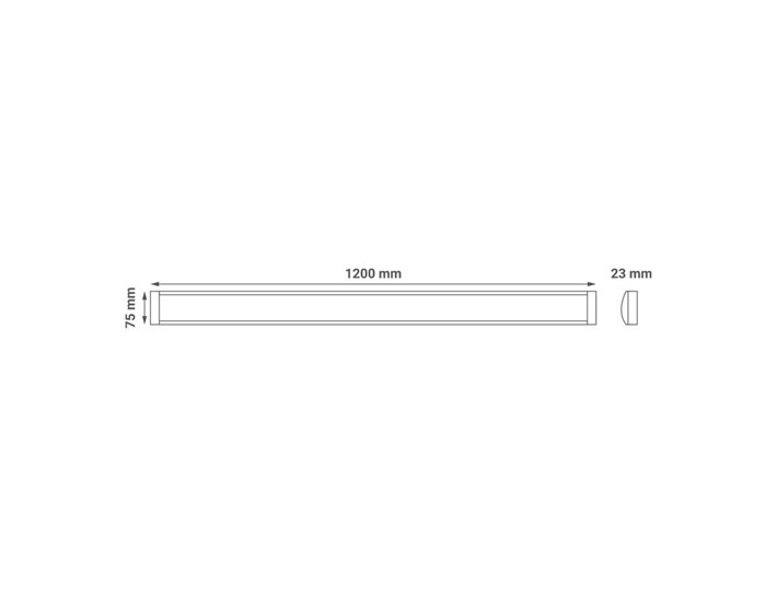 SVJETILJKA LED GREEN TECH, 36W, 3CCT, IP40, 120 CM PODGRADNA