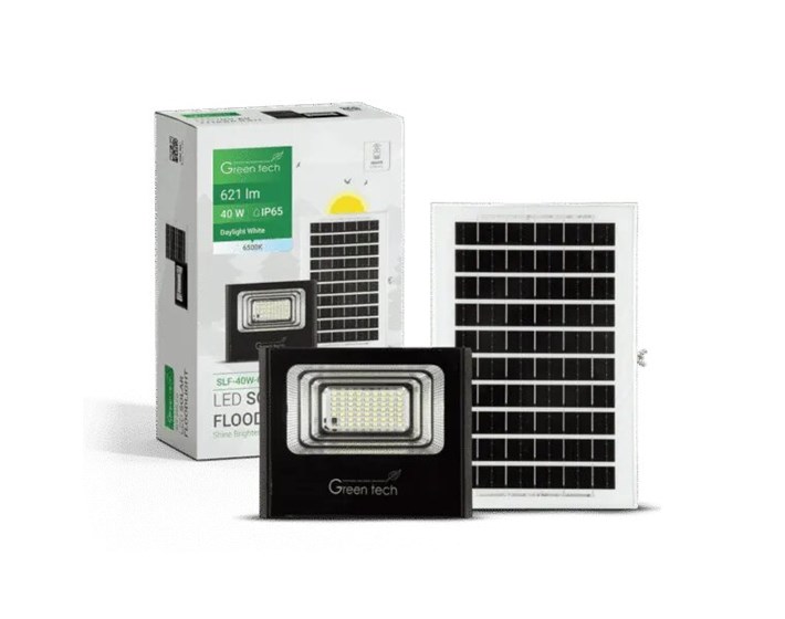 REFLEKTOR LED SOLARNI GREEN TECH 40W, 6500K, IP65
