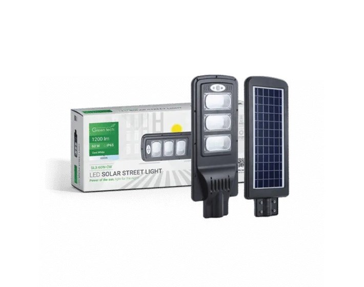 SVJETILJKA LED ZIDNA GREEN TECH 60W, 6000K, IP65, SOLAR