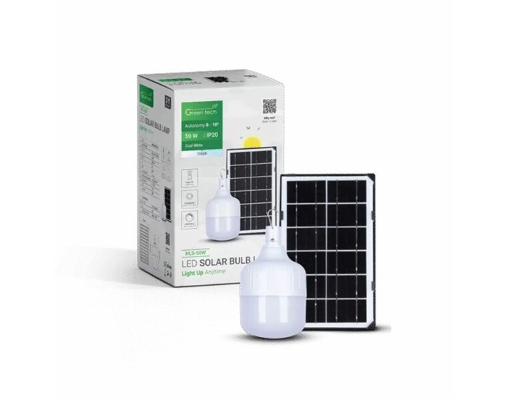SVJETILJKA LED SOLARNA GREEN TECH, 50W, 7000K, IP20, DIMABILNA