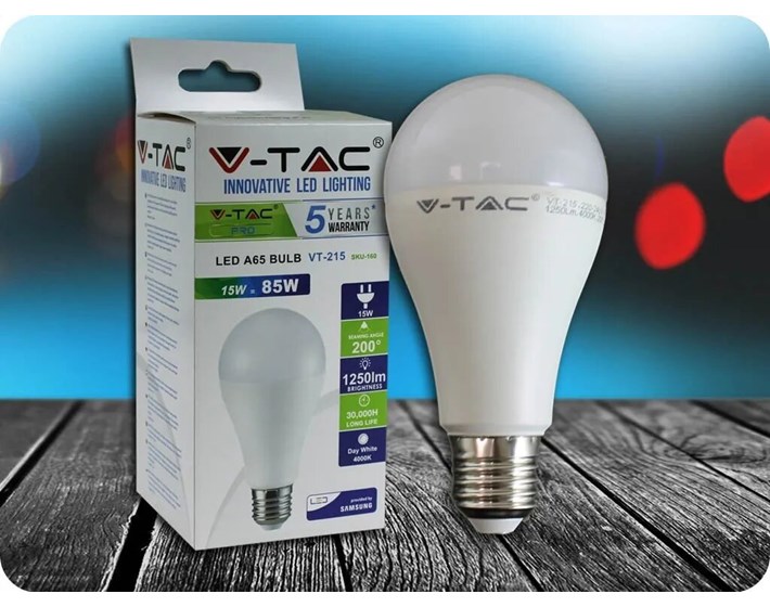ŽARULJA LED SAMSUNG ČIP 15W E27 A65 3000K