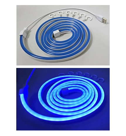 TRAKA LED NEON FLEX USB 1.8m PLAVA