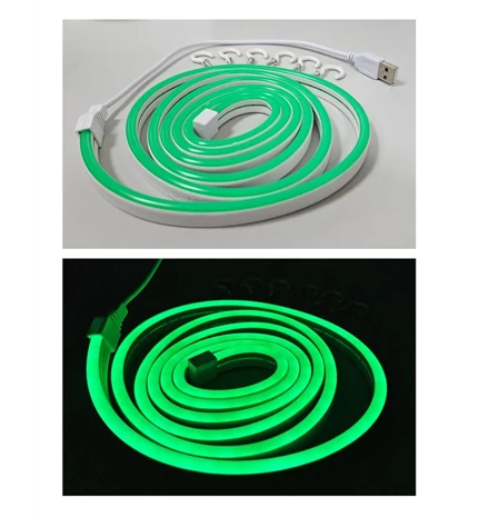 TRAKA LED NEON FLEX USB 1.8m ZELENA