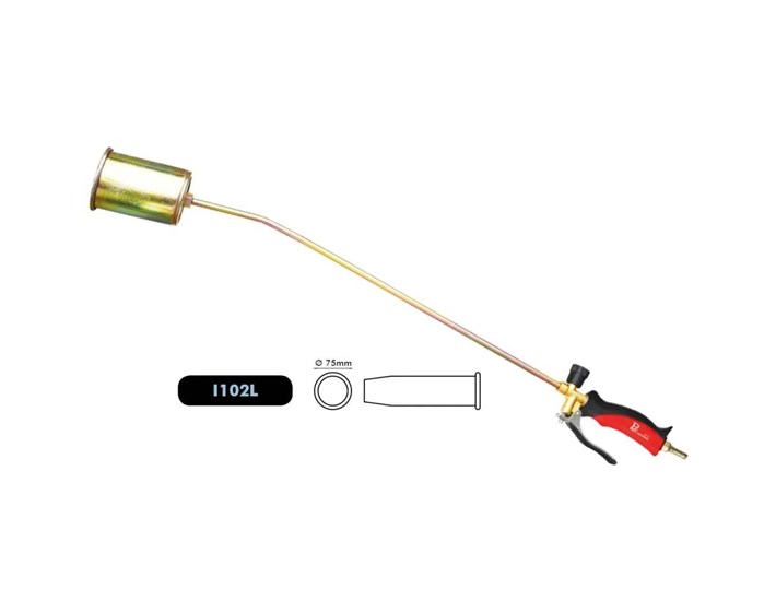 PLAMENIK PLINSKI 76 mm  100cm S REGULACIJOM