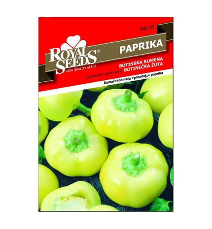 SJEME PAPRIKA BOTINEČKA ŽUTA ROYAL