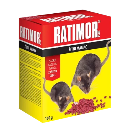 RODENTICID RATIMOR ŽITNI MAMAC 150G