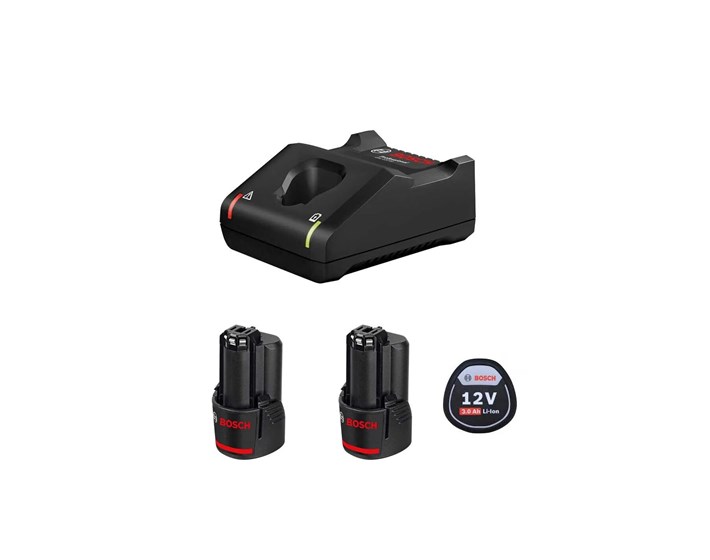 SET PUNJAČ +2 BATERIJE 3Ah BOSCH