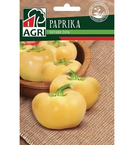 SJEME  PAPRIKA ROTUND ŽUTA