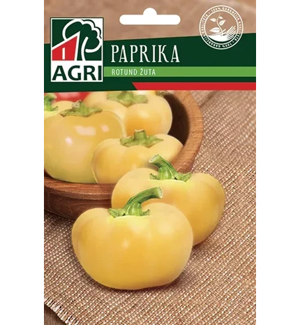 SJEME  PAPRIKA ROTUND ŽUTA