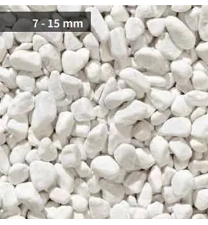 KAMEN ŠLJUNAK BIJELI 7-15 BIANCO CARRARA 25KG