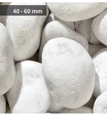 KAMEN ŠLJUNAK BIJELI 40-60 BIANCO CARRARA 25KG