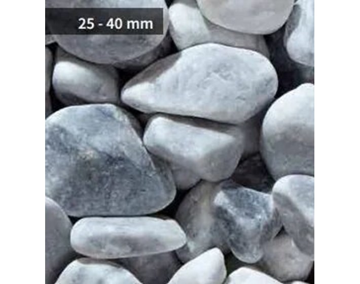KAMEN ŠLJUNAK 25-40 ICE BLUE-BARDIGLIO 20KG