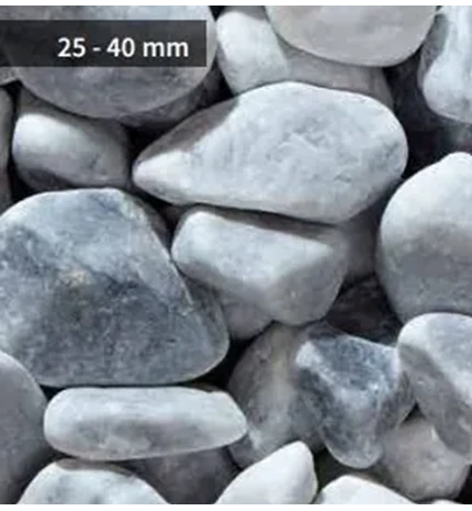 KAMEN ŠLJUNAK 25-40 ICE BLUE-BARDIGLIO 20KG