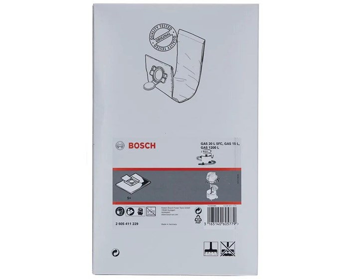 VREČICA ZA USISAVAČ OD FLISA ZA GAS 20 BOSCH