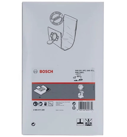 VREČICA ZA USISAVAČ OD FLISA ZA GAS 20 BOSCH