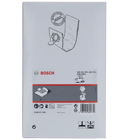 VREČICA ZA USISAVAČ OD FLISA ZA GAS 20 BOSCH