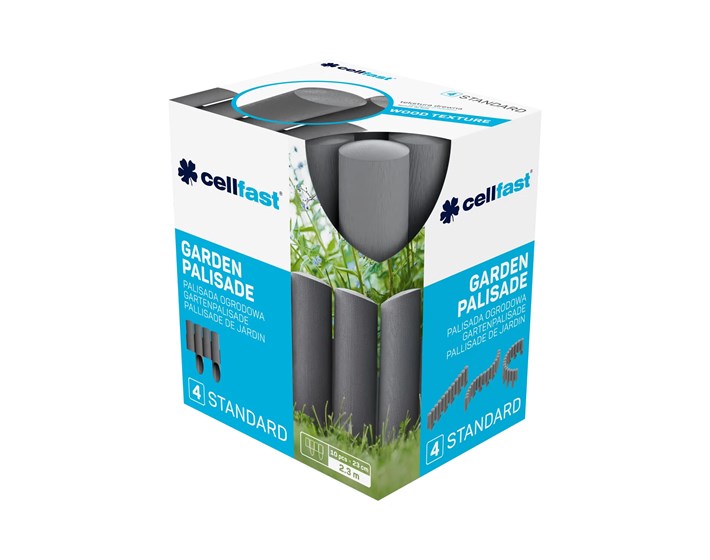 PALISADE VRTNE 4 STANDARD 2,3m GRAFITNE CELLFAST