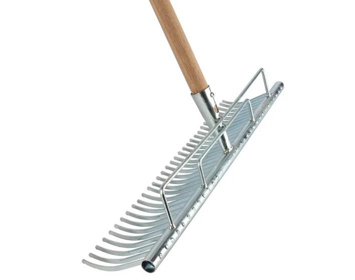 GRABLJE ZA TRAVU 60cm POCINČANE S RUČKOM OD 160cm