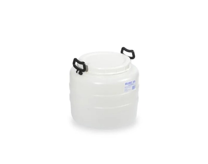 BAČVA PVC 30lit BIJELA S NAVOJEM