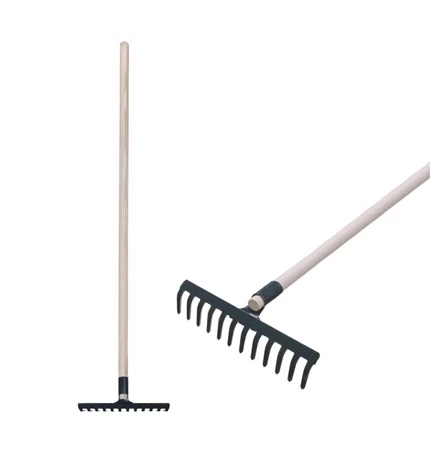 GRABLJE VRTNE 12 ZUBACA SA DRVENOM DRŠKOM 160cm
