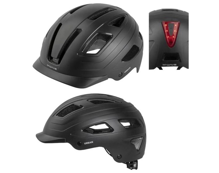 KACIGA BICIKLISTIČKA MWAVECITY-URBAN 59-61cm/CRNA