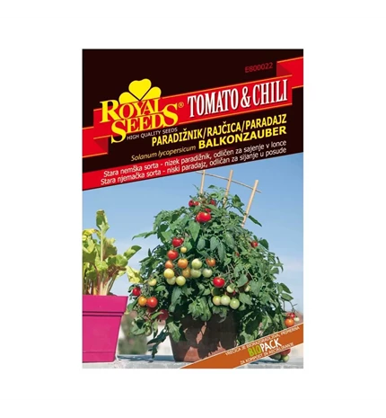SJEME DIVLJA RAJČICA ROYAL TOMATO&CHILI LINE 27