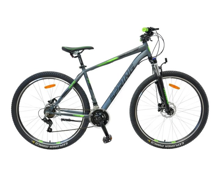 BICIKL 29" SPRING RAPID 21 BR MTB SIVO-ZELENI