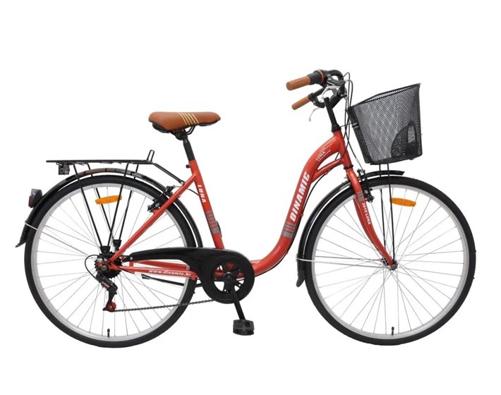 BICIKL 28" DINAMIC LUNA 7BR Ž CTB KOŠARICA CRVENI