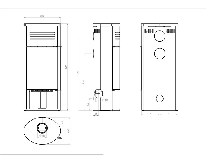 KAMIN D15-O