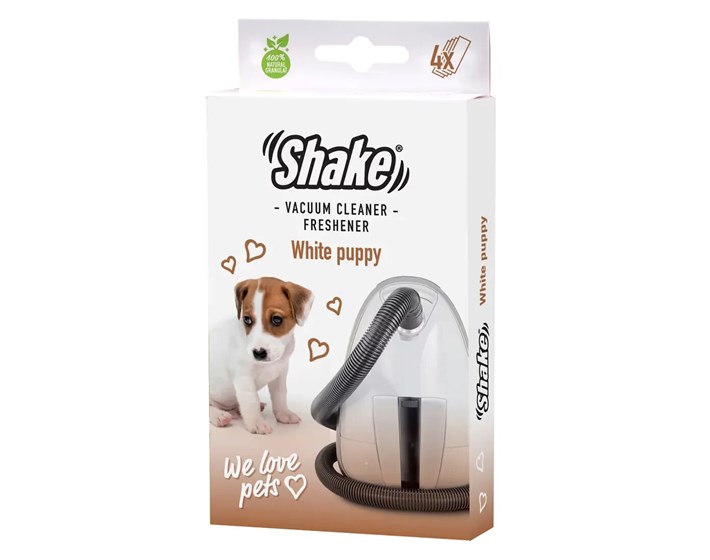 MIRIS ZA USISIVAČE SHAKE WHITE PUPPY 4/1
