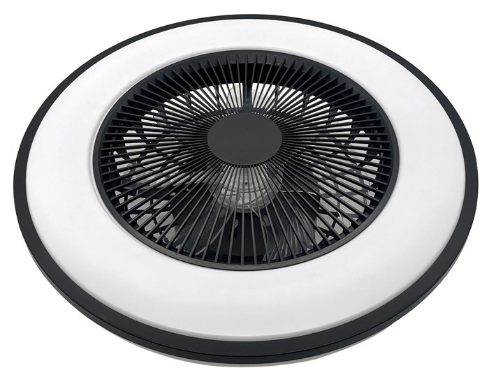VENTILATOR STROPNI LED NATALIE DIA 486 mm 48W 2600-4800LM 3000-6500K BLACK