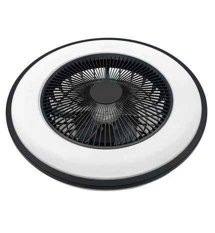 VENTILATOR STROPNI LED NATALIE DIA 486 mm 48W 2600-4800LM 3000-6500K BLACK
