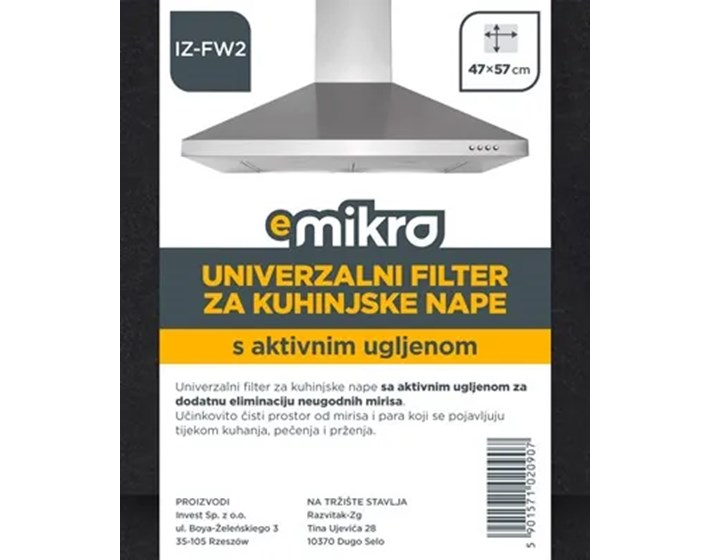 FILTER ZA NAPU UNIVERZALNI IZ-FW2 CARBON