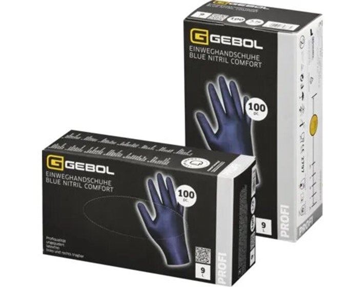 RUKAVICE JEDNOKRATNE NITRIL COMFORT M PLAVE 100 kom