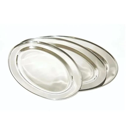 OVAL INOX 35 CM
