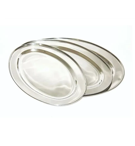 OVAL INOX 35 CM