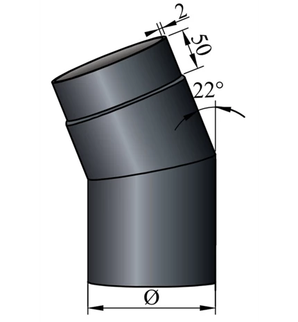 KOLJENO DIMOVODNO fi 120/22