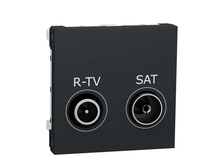 UTIČNICA UNICA TV-R/SAT INDIVID. 2M ANTRACIT