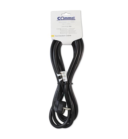 KABEL PRIKLJUČNI 3m, 3x2,5mm2, 16A,250V, 3500W, CRNI