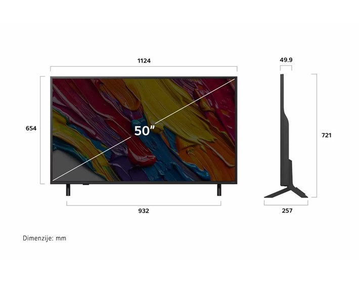 TV 50" LG LED UHD 50QNED82A3B