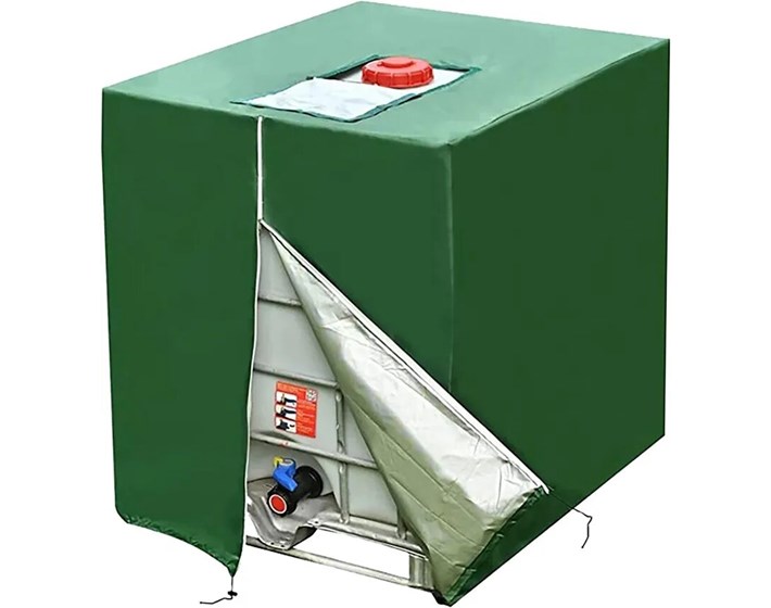 CERADA ZAŠTITNA ZA IBC SPREMNIK ZELENA 116x120x100 cm