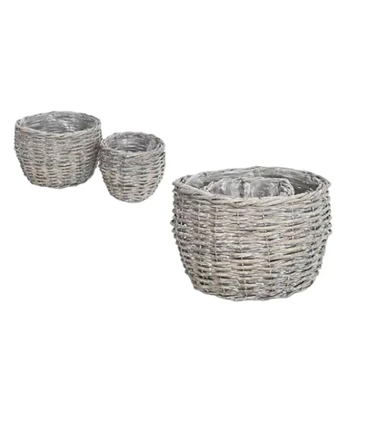 CVJETNJAK PLETENI 90-22-110 SET 2/1 26x19 + 17x16 cm