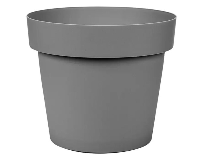 CVIJETNJAK MELROSE OKRUGLI fi 14 cm SIVI