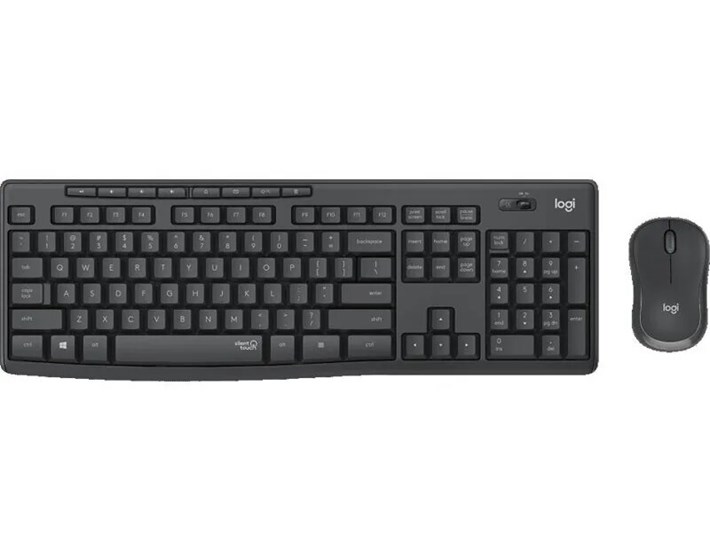 TIPKOVNICA+MIŠ LOGITECH MK295 SILENT BEŽIČNI USB TAMNOSIVA