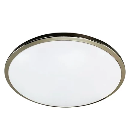 PLAFONJERA LED NIXA PVC D380 24W 1440 lm 3000/4000/6500K IP20 CHROME BLACK