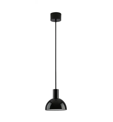 SVJETILJKA VISEĆA ELVA D200 1xE27 IP20 GLOSSY BLACK