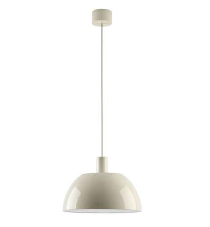 SVJETILJKA VISEĆA ELVA D380 1xE27 IP20 GLOSSY BEIGE