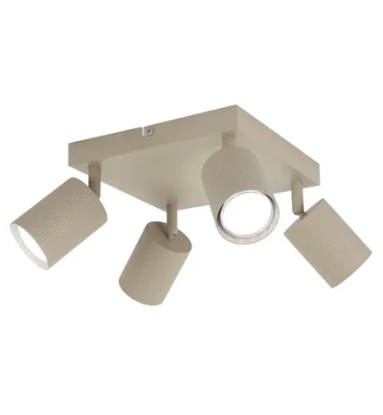SVJETILJKA SPOT PINEA SAND BEIGE 4x10W LED GU10 IP20