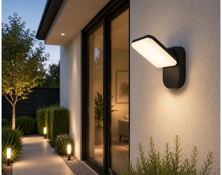 SVJETILJKA VANJSKA ZIDNA LED PERU 12W 950 LM 4000K IP65 BLACK