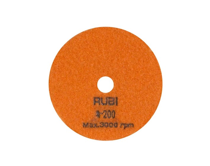 DISK ZA SUHO POLIRANJE KAMENIH POVRŠINA 200 GR. RUBI